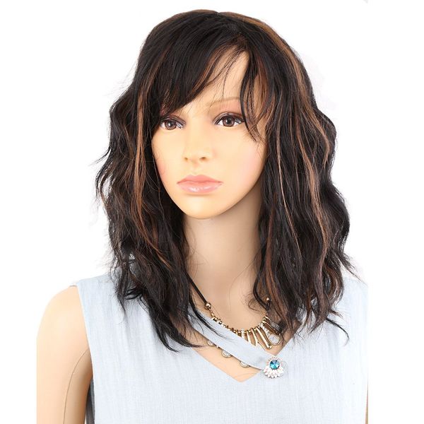 Medium Length Hair Synthetic Wigs Flapper Hairstyles For Women