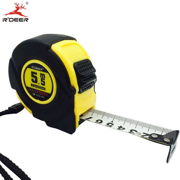 

wholesale-tape measure 5.5m width 25mm metric measuring tapes with hand strap belt clip thumb lock double-sided thicken tajima quality