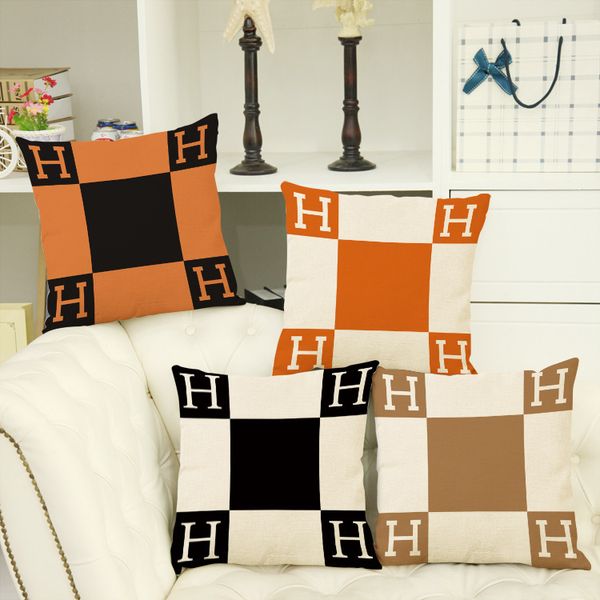 

the new plaid linen pillow cover cushion cover cushion