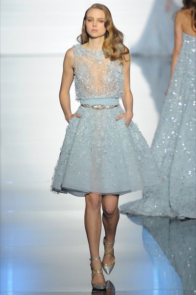 

bateau 3d appliques a line light sky blue beaded organza short mini elie saab prom graduation cocktail dresses evening gowns party guest, Black