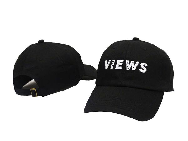 

new european baseball cap views hat for man women outdoor golf travel snapback fashion hip hop sport cap, Black;white
