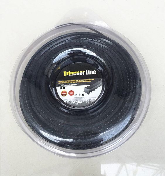 Sägezahn-Trimmerfaden 3,0 mm x 500 g für String-Trimmer, erstklassiges String-Donut-Freischneider-Zubehör