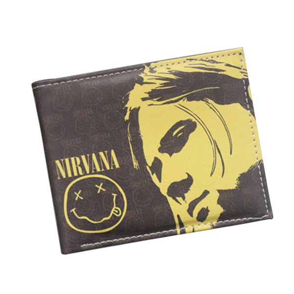 

Популярная Музыка Группа Кошелек Гранж Рок-Группа Nirvana Кошелек Для Мужчин Женщин