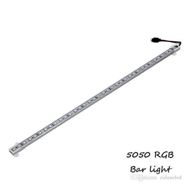 

rgb led bar зажигать u типа водоустойчивая твердой пластины из алюминиевого dc12v 50см 36led smd5050 алюминиевый канал для прокладки водить