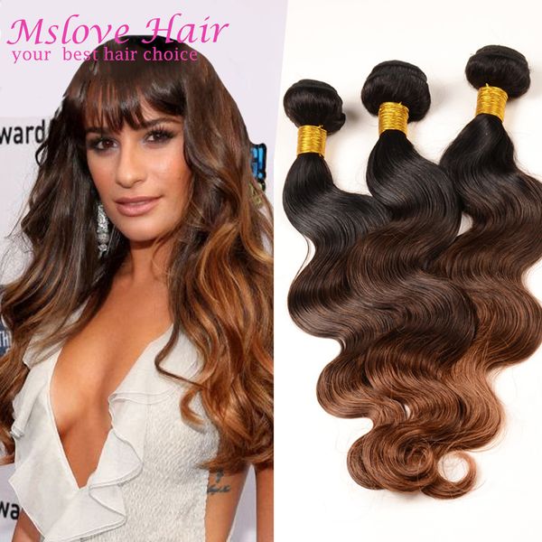 8a Brazilian Virginhair 3 Bundles Ombre Hair Extensions Ombre