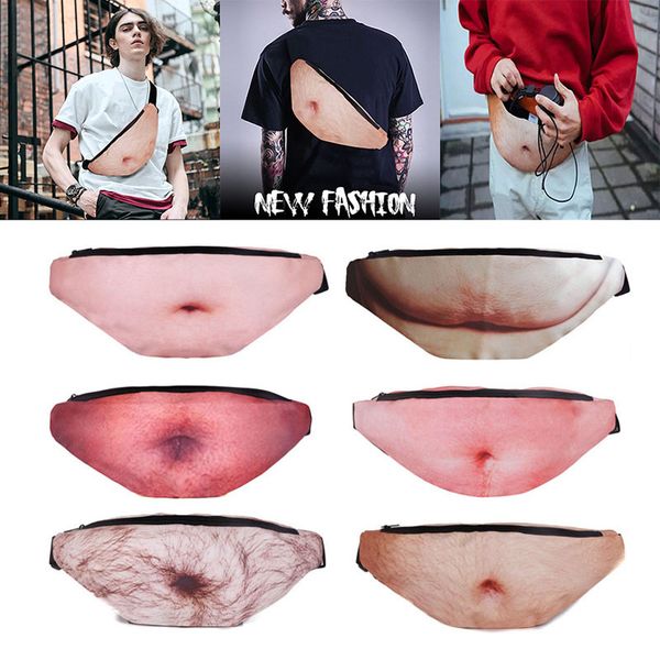 

35 * 15 см новые папа сумка bod талии пакеты сумки пиво жира живота пакет спорт творческий мешок денег смешные сумка для хранения 6 дизайн w