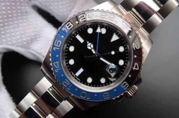 

Blue ceramic n factory v7 40mm 116710blnr 116710 cal 3186 movement automatic men diving wim watche