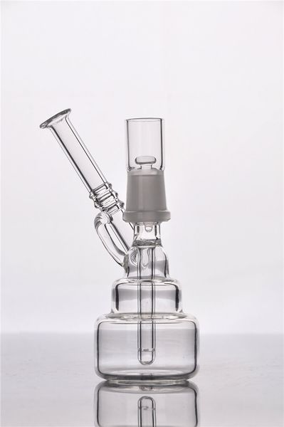 14mm Cam Tırnak Saf Petrol Kuleleri Sigara Nargile Bongs Tırnak Geri Dönüşüm Suyu Borular Ile Bonglar Shisha Bong Perc Buz Sıçrama