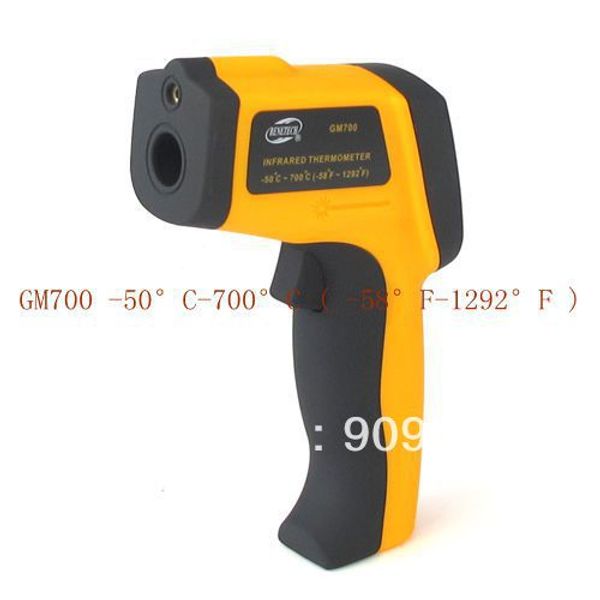 

non-contact ir laser infrared digital thermometer -50 degree-700 degree 12:1 gm700 point brand new ing