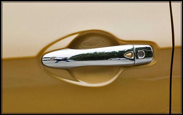 

abs chrome 8pcs door handle protection decoration cover for nissan qashqai 2016