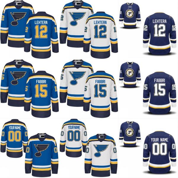 

St. Louis Blues Jersey 27 Alex Pietrangelo 28 Kyle Brodziak 34 Jake Allen 40 Carter Hutton 41 Robert Bortuzzo Custom Hockey Jerseys
