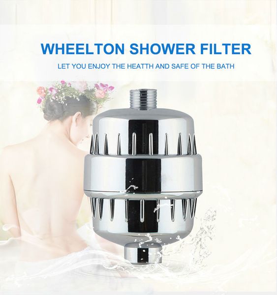 

brand calcium sulfite shower bathing water filter purifier softener chlorine removal attach 2 extra filters hipping