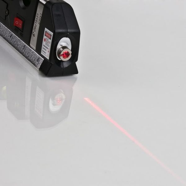 

wholesale-2016 sale multipurpose level laser horizon vertical measure tape aligner bubbles ruler 8ft stock offer