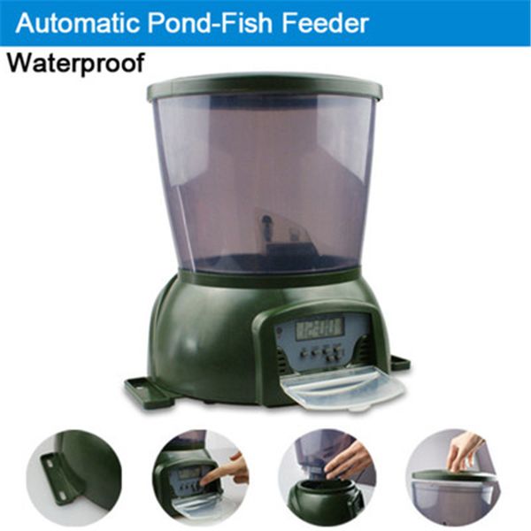 2020 Large Capacity Digital Automatic Fish Feeder 4l Fish Food