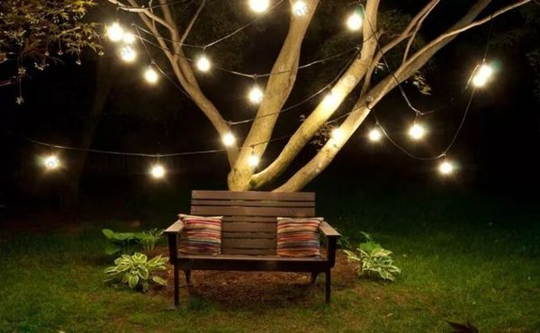 New Vintage Edision Outdoor Commercial String Lights With Nostalgic New Vintage Edision Outdoor Commercial String Lights With Nostalgic Edison Bulbs 48 Feet Light 15 Heavy Duty Molded Myy