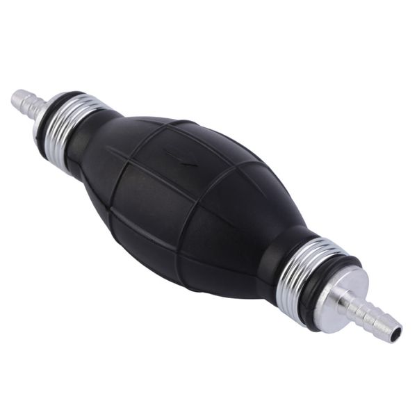

wholesale- universal hand primer bulb gasoline hand pump 8mm non return valve diesel black rubber manual oiler boat accessories