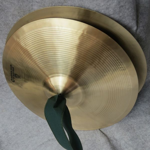 

38cm / 15 inch copper hand cymbals gong band rhythm percussion musical instrument toy copper cymbals band in the cymbals cym
