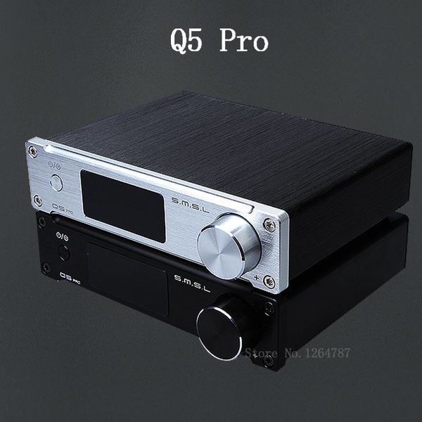 Freeshipping Q5 Pro Alta Qualidade HiFi 2.0 Pure Digital Home Amplificador de Áudio Entrada Óptica / Coaxial / USB / Power 45W * 2 Controle Remoto