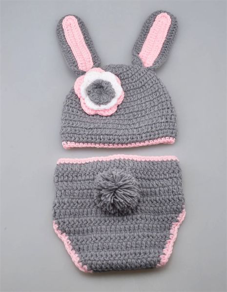 

мода новорожденный ребенок фото реквизит ручной работы брюки вязать и кролик Кры