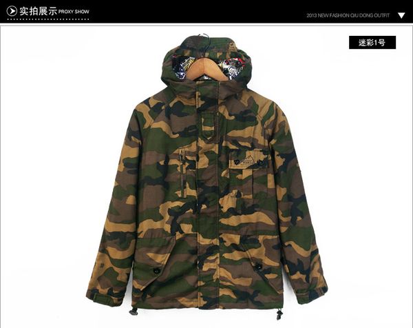 abrigos vans hombre verdes