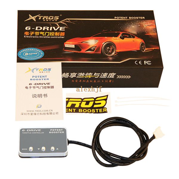 

potent booster ii 6 drive electronic throttle controller ts-501 case for chrysler 300c 2004~2006 jeep cherokee kj grand cherokee 2005~2006