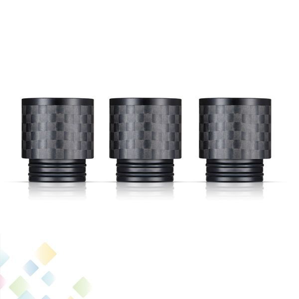 Carbon Fiber TFV8 Drip Tips Wide Bore Drip Tip 810 Mundstücke für TFV8 BIG BABY TFV12 Rauchen Zubehör