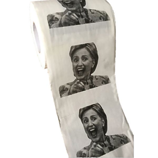 

hillary clinton donald trump barack obama toilet paper - novelty funny toilet paper gag gift 500pcs