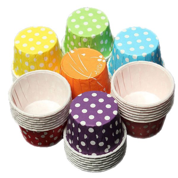 

cupcake cases tools baking cups paper box colorful cute for wedding birthday, baby shower party cake decorating muffin
