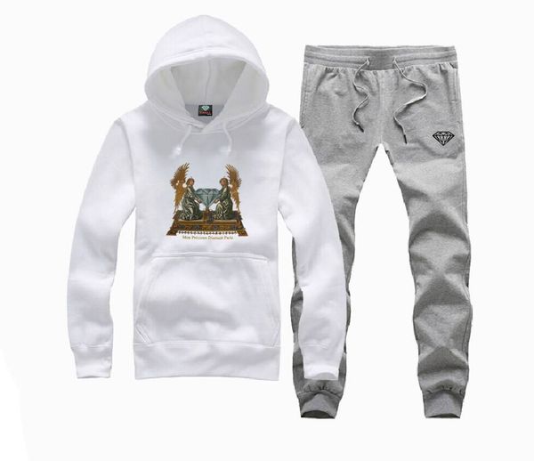 

s-5xl g185 inmg style o-neck hip hop diamond supply sweat suit fashion autumn mens tracksuits, Gray