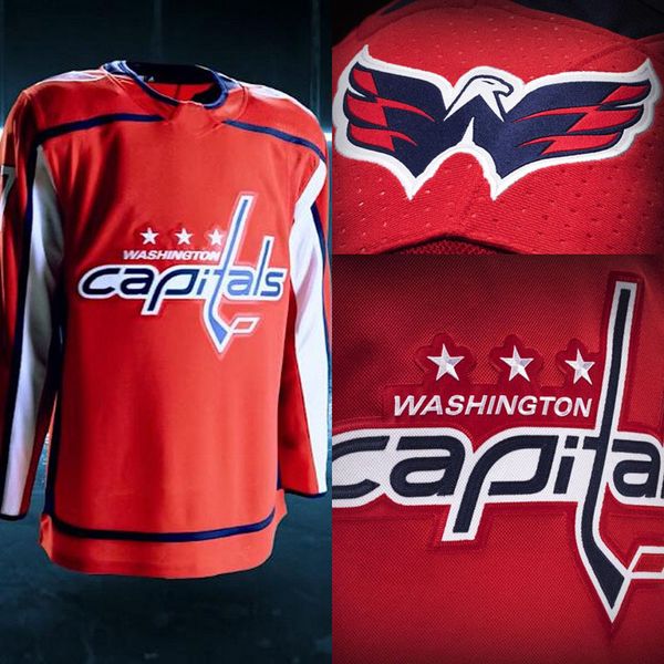

2017-2018 Season Custom Nicklas Backstrom Jay Beagle Travis Boyd Paul Carey Lars Eller Alex Ovechkin T.J. Oshie Washington Capitals Jersey