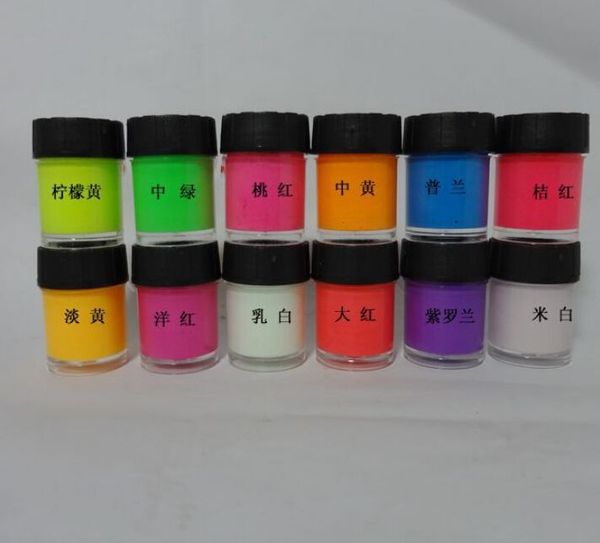 

GLOW in the DARK Acrylic Paint fluorescent paint for Fabric luminous glow Graffiti Party DIY UV neon tinta pigment Decor