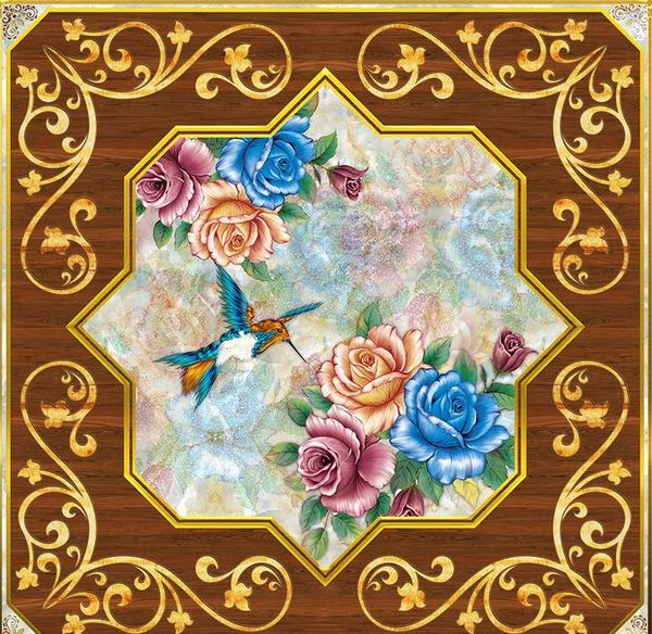 

pvc vinyl flooring romantic valentine's rose floorv wallpaper for walls