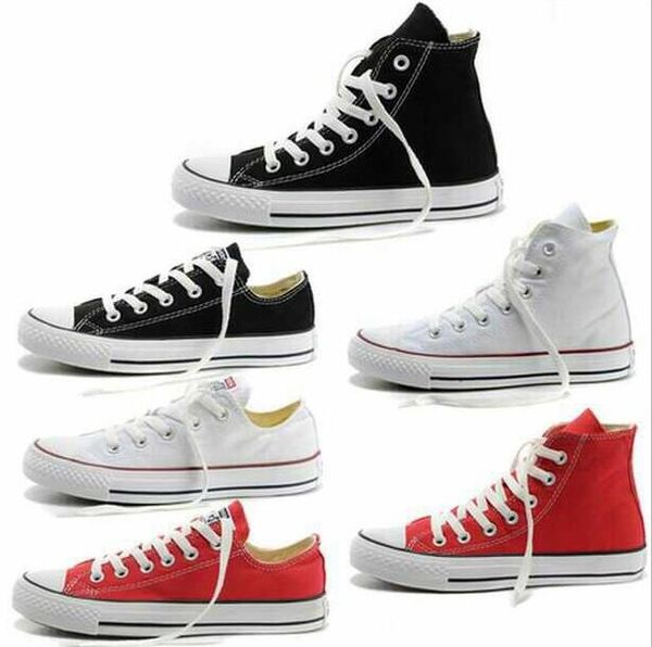 

2017 Новое качество классический низкий топ высокий топ холст Повседневная обувь к