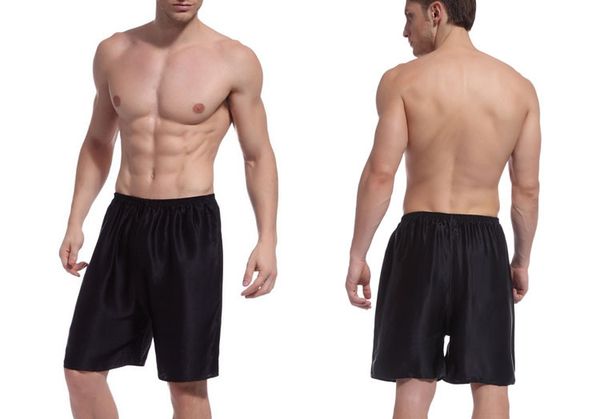 

wholesale-men silk sleep bottoms/100% silk crepe de chine/men pants/factory direct sale/dark blue & black/size, Black;brown