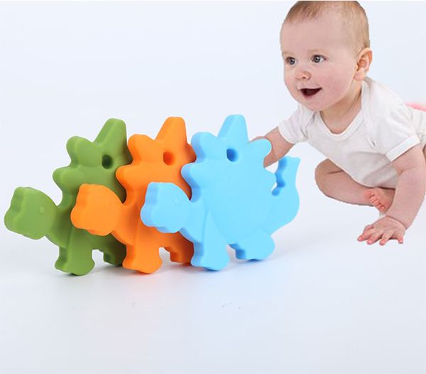 

силиконовые прорезывания зубов динозавр прорезыватель безопасной пищевой силиконовые шарики bpa бесплатно не экзотические прорезыватель игру