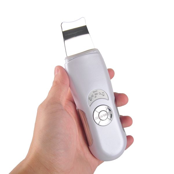 

beauty equipment portable multifunction portable ultrasonic facial face skin scrubber cleaner massager