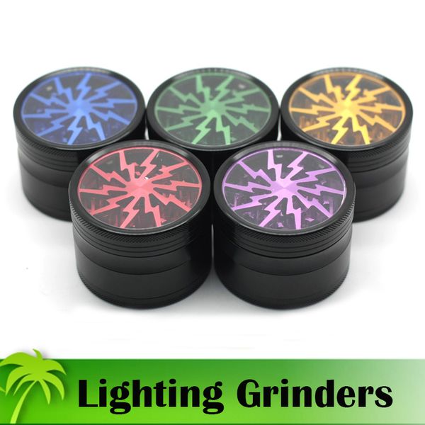 

Освещение шлифовальные машины 63 мм табак Grinder 10 острый зуб травы специи Дробилка алюминиевого сплава материал 4 слоя 5 цветов Быстрая доставка