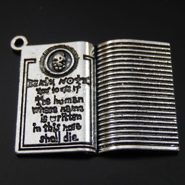 

5pcs antique silver alloy diary pendant charms jewelry finding 24*34mm 39990 jewelry making, Bronze;silver