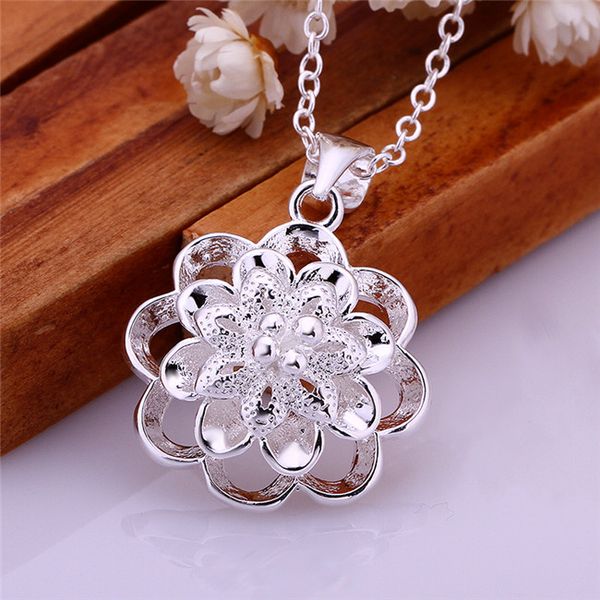 

new arrival women's carved designs pendant necklace sterling silver plated necklace stsn623,fashion 925 silver necklace gift