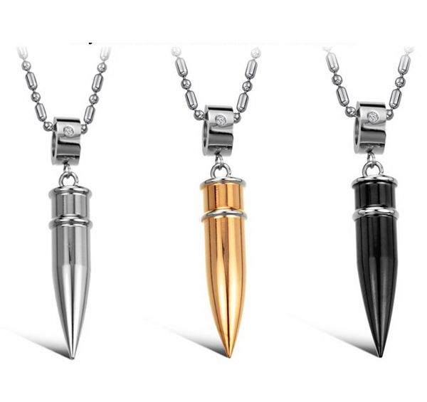

antique polish steel 21.6 men stainless necklace for bullet high boys with inch biker pendant chain jjtxj