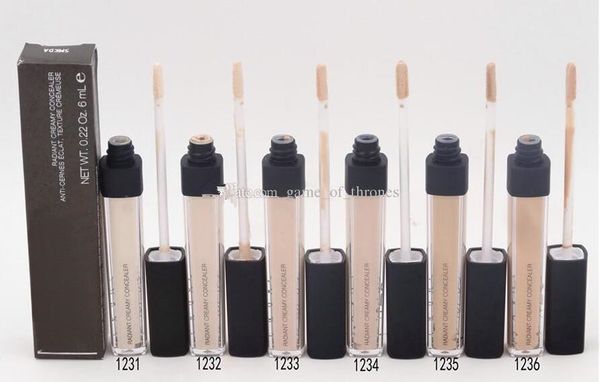 

new radiant creamy concealer liquid foundation six colors to choose brand face makeup 12pcs ing