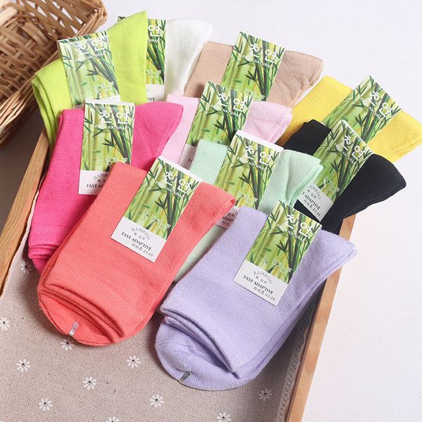 

Soft bamboo ock woman ock lei ure 13 color fa hion ock women girl ock women 039 olid color cotton ock b0816