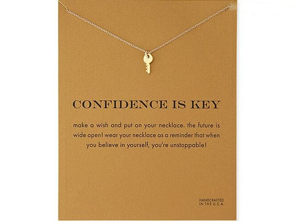 

wholesale-sparkling key gold plated pendant necklace key fashion clavicle chains statement necklace for women jewelry(has card, Silver