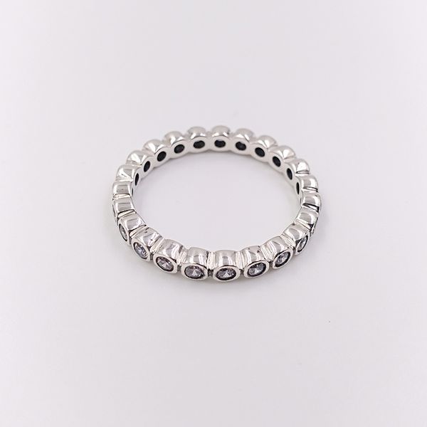 Ringe Verführerischer, brillanter Ring aus authentischem 925er-Sterlingsilber, passend für europäischen Schmuck im Pandora-Stil, Andy Jewel 190942CZ