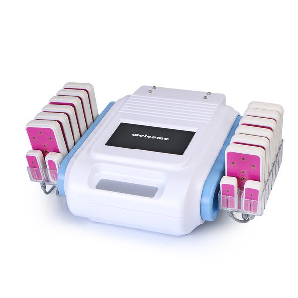 Macchina professionale per dimagrimento laser Lipo 160mw lipolaser prezzo attrezzatura per salone di bellezza per perdita di peso con 16 cuscinetti