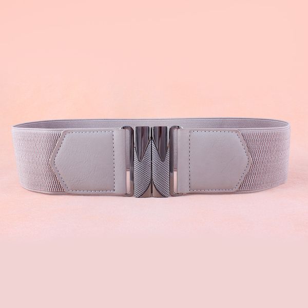 

wholesale- [yamezi] fashion women belts elastic wide stretch buckle waistband waist belt ny068, Black;brown