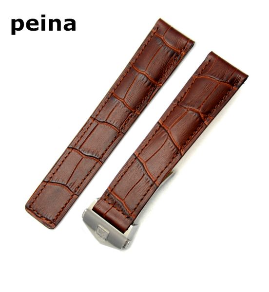 

20 мм новый мужчин черный или коричневый тонкий без отверстий из натуральной кожи