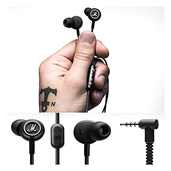 

buds ear headphones in for hifi black earphones with headset mode marshall mic headphones universal mobile ear phones 30pcs hbpdc, Brown;gray