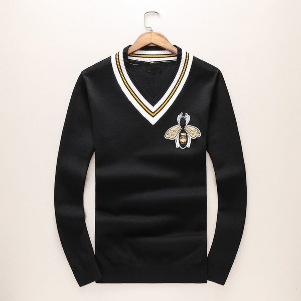 

Осень И Зима Новый Шаблон Свитер Мужской Моды V Печати Кашемировый Свитер