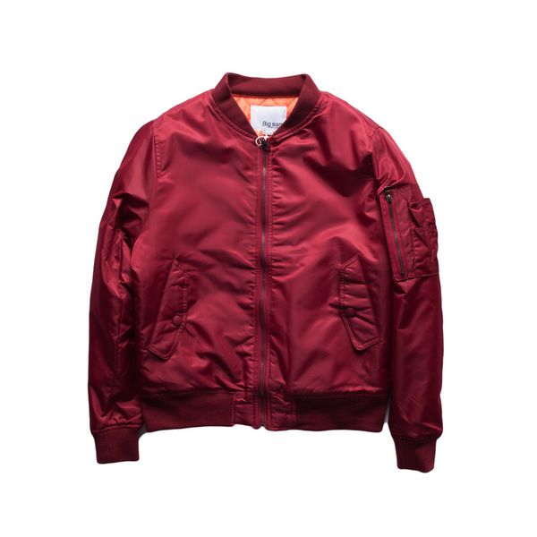 

hip hop pilot jacket solid color big yards baseball uniform jacket couple varsity college bomber jacket men, Black;brown